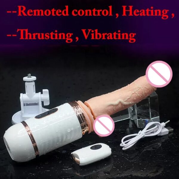 Thrusting Sex Machine Realistic Dildo