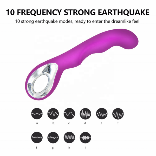 Powerful 10 Modes Rechargeable Vibrator Sex Toy