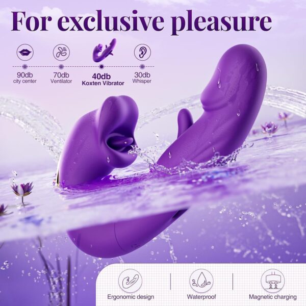 Flapping, Licking & Sucking G-Spot Vibrator Sex Toy