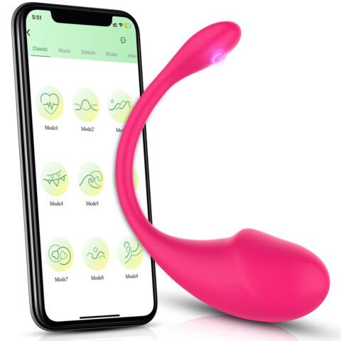 Phone App Controlled Wearable Egg Vibrator Sex Toy