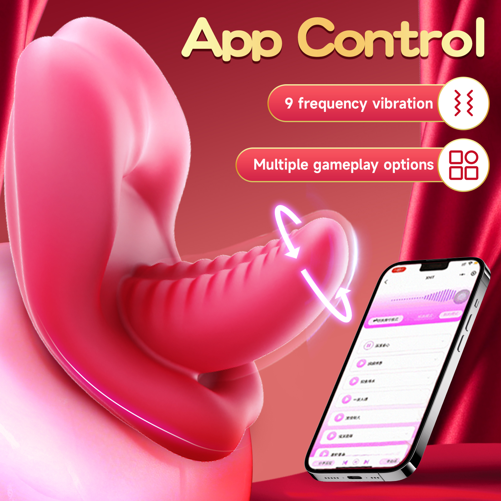 App Controlled Tongue Vibrator Sex Toy - 164 - Image 5